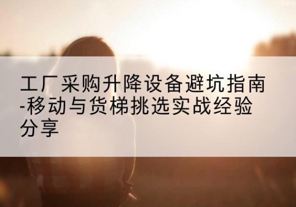 代县移动式升降机怎么选-工厂采购升降设备避坑指南-移动与货梯挑选实战经验分享